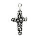 Cross of the missing 2.5x1.5 cm 925 silver s1
