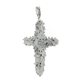 Cross of the missing deceased people in 925 silver, 1.5x1 in