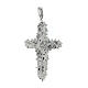 Croce dei dispersi argento 925 4x2,5 cm s2