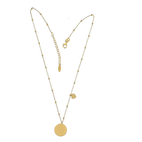 Collana Albero Vita cuore zirconi Amen madreperla 2