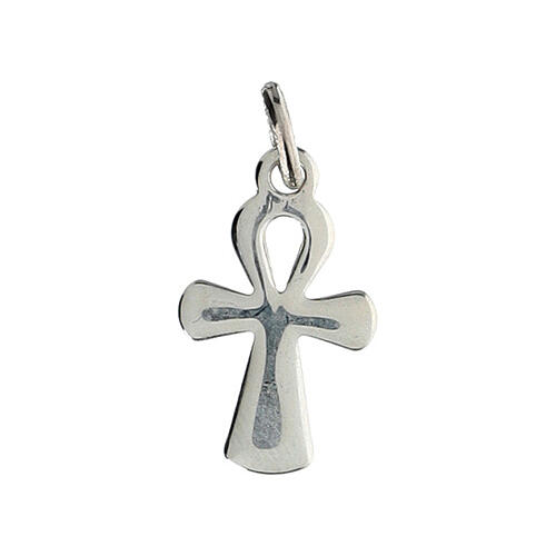 925 silver cross pendant with handle 2x1 cm 1