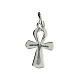 925 silver cross pendant with handle 2x1 cm s1