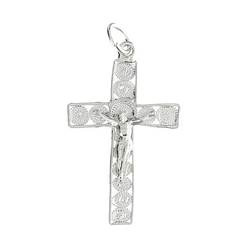 Latin cross pendant of 800 silver 1
