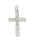 Croce latina pendente Cristo argento 800  s2