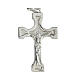 Cross pendant with embossed body of Christ, 925 silver s1