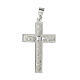 Latin cross pendant of 1.5x1 in, 800 silver s2