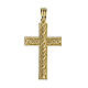 Gold plated cross pendant of 800 silver, 1.5x1 in s1