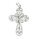 Cross pendant with body of Christ, 800 silver filigree s1