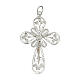 Cross pendant with body of Christ, 800 silver filigree s2