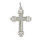 925 silver trilobed cross 5x4 cm pendant s1