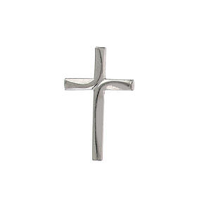 Broche cruz latina para sacerdote prata 925
