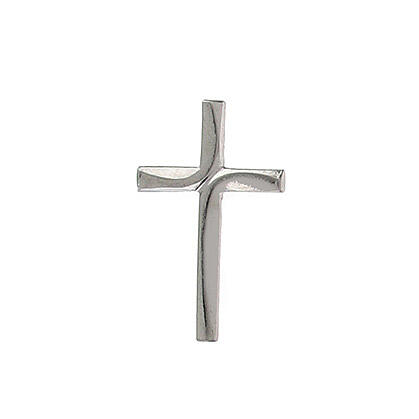 Broche cruz latina para sacerdote prata 925 1