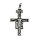 San Damiano cross pendant of 925 silver s1