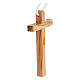 Big olivewood cross for Holy Communion, 4x2 in s2