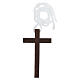 Cross for Holy Communion, Wenge wood, 4x2 in s3