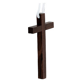Croix Première Communion bois Wengé 10x5 cm