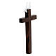 First Communion cross 10x5 cm wenge wood s2