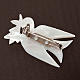 Mother of pearl brooch with dove s2