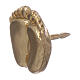 Foot-shaped brooch with golden enamel s4