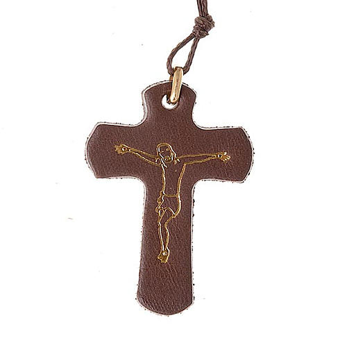 Pendant with cross and cord 1