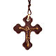 Pendant with trefoil cross and cord s1