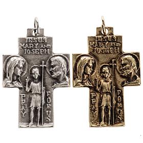 Holy Family pendant cross