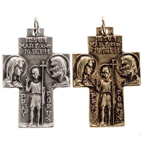 Holy Family pendant cross 1