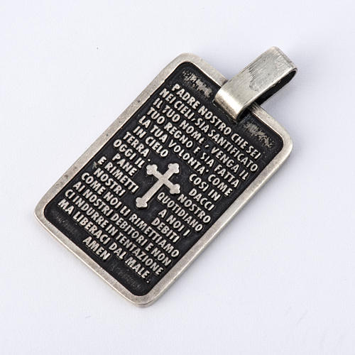 Pendant Medal with prayer 3