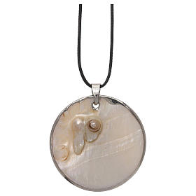 Pendenti vari: Ciondolo madreperla applicazione Pantocratore