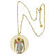 Pendant Guardian Angel natural mother-of-pearl s3