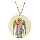 Pendant Guardian Angel natural mother-of-pearl s1