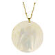 Pendant Guardian Angel natural mother-of-pearl s2