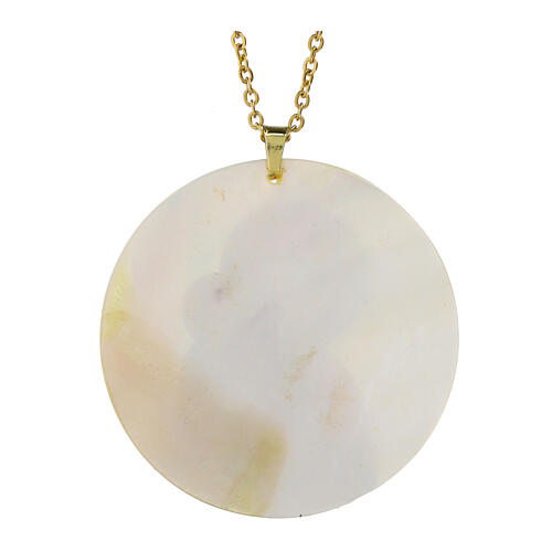 Pendant Smolenskaya natural mother-of-pearl 2