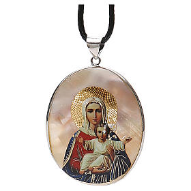 Pendenti vari: Ciondolo madreperla naturale Sono con te e nessuno contro