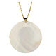 Pendant Our Lady of Lourdes natural mother-of-pearl s2