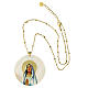 Pendant Our Lady of Lourdes natural mother-of-pearl s3