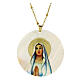 Pendant Our Lady of Lourdes natural mother-of-pearl s1