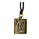Way of the Cross pendant, Fourth Station, brass alloy s2