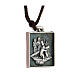 Via Crucis pendant Third Station first fall Via Dolorosa silver alloy s3