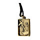 Via Crucis brass-plated alloy pendant Fourth Station Jesus meets Mary s4