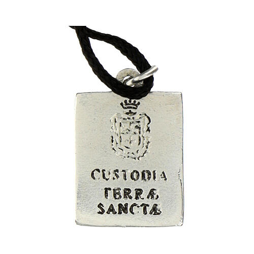 Ciondolo Via Dolorosa Settima Stazione Via Crucis lega argentata seconda caduta 3