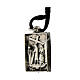 Via Crucis Eighth Station medal silver alloy women cry s4