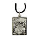 Via Crucis pendant Fourteenth station silver alloy burial  s2