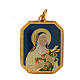 Medaillon, Heilige Rita von Cascia, Zamak emailliert s1