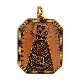 Medalla esmaltada zamak Virgen María de Loreto