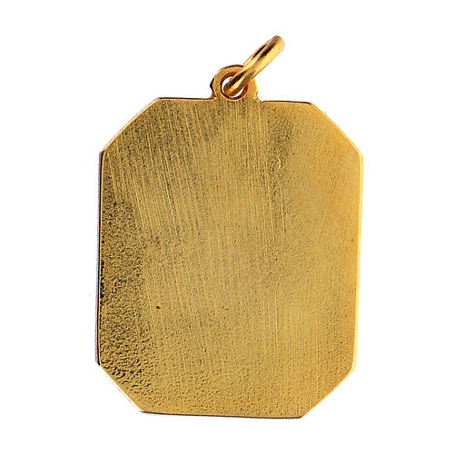 Médaille pendentif émaillée Saint Nicolas zamak 2