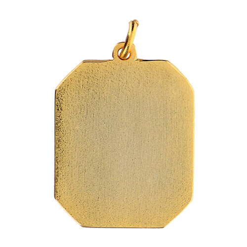 Medalla esmaltada zamak Sagrado Corazón de Jesús 3x2,5 cm 2