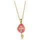 Fabergé egg necklace with star and cross openable  s5