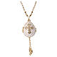 Pendentif ouvrant style impériale russe oeuf blanc croix et étoile s1