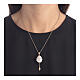Pendentif ouvrant style impériale russe oeuf blanc croix et étoile s2